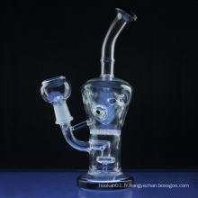 Honeycomb Faberge Egg Rig Hookah Glass Pipes à eau fumante (ES-GB-309)